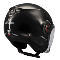 КАСКА ЗА СКУТЕР METRO S SOLID V2 A1 BLACK GLOSS