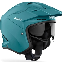 Kаска за скутер AIROH Kombakt Petrol Green Matt