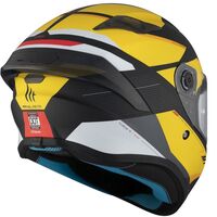 Каска MT TARGO S KAY B3 MATT BLACK/YELLOW