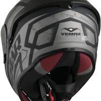 Спортна каска VEMAR HURRICANE CLAW MATT DARK SILVER