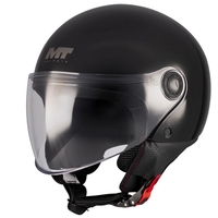 КАСКА ЗА СКУТЕР MT STREET S PURE A1 BLACK GLOSS