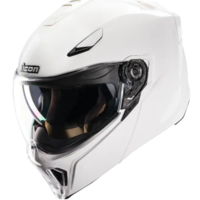 Отваряема каска ICON Threshold™ Solid Modular WHITE GLOSS