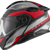 Каска NEXX X.LIFETOUR FLIP UP PRO MILE WHITE RED