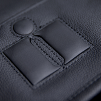 Кожен мото елек ICON VEST RED D3O