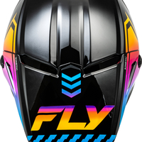 Мотокрос каска FLY RACING Formula Kinetic Menace - Black/Sunrise