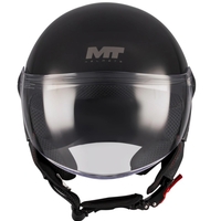 КАСКА ЗА СКУТЕР MT STREET S PURE A1 BLACK GLOSS