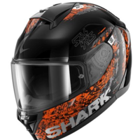 Каска SHARK RIDILL 2 SPEED-VIB MAT BLACK/ORANGE