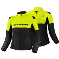 Дамско мото яке SHIMA DRIFT BLACK/YELLOW FLUO