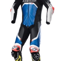 Кожен екип ALPINESTARS GP TECH V4 BLACK/BLUE/YELLOW