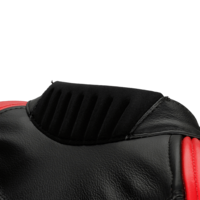 Кожен мото екип с гърбица от две части SPIDI TRACK TOURING BLACK/WHITE