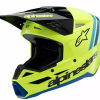 Детска мотокрос каска ALPINESTARS SM3 RADIUM YL/BK/B