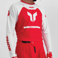 Мотокрос джърси THOR RIDEMODE MENACE RED