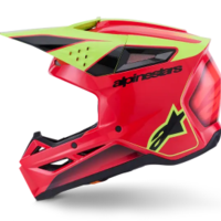 Мотокрос каска ALPINESTARS SM3 FRAY RED/YELLOW/BLACK