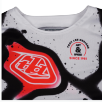Детско мотокрос джърси TROY LEE DESIGNS GP Pro Membrane Youth Jersey - White/Infra Red