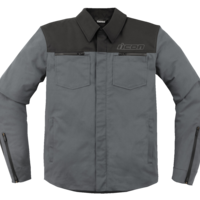 Текстилно мото яке ICON UPSTE CANVAS CE GREY