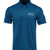 Мото тениска THOR POLO CORPO STORM BLUE