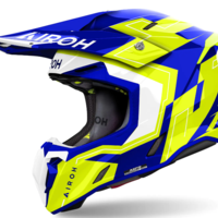 Мотокрос каска AIROH TWIST 3 DIZZY BLUE/YELLOW GLOSS