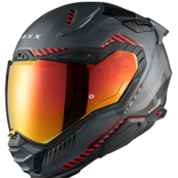 Каска NEXX X.WST3 FLUENCE GREY RED MATT