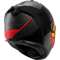 Каска SHARK SPARTAN GT PRO DOKHTA CARBON MATT BLACK/RED