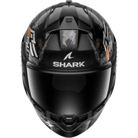 Каска SHARK RIDILL 2 MOLOKAI GLOSS BLACK/GRAY/ORANGE