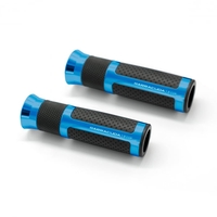 Мото ръкохватки BARRACUDA B-LUX RACING GRIPS BLUE