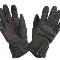 Дамски кожени ръкавици ADRENALINE ORCHID BLACK/PINK