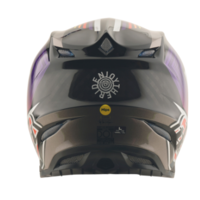 Mотокрос каска TROY LEE DESIGNS SE5 Carbon Stripes - Black/Violet