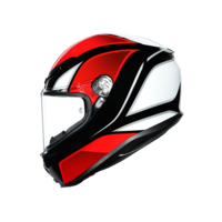 КАСКА K-6 S HYPHEN BLACK/RED/WHITE