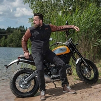 Мото дънки TRILOBITE 1664 ACID SCRAMBLER KHAKI 2.0