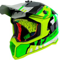 Мотокрос каска MT FALCON ARYA A3 MATT FLUO YELLOW