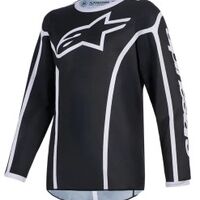Детско мотокрос джърси Alpinestars FLUID APEX BLACK/GRAY