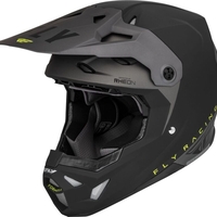 Мотокрос каска FLY RACING Formula CP Slant- Matte Black/Grey/Hi-Vis