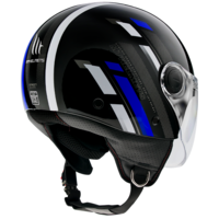 КАСКА ЗА СКУТЕР MT STREET SCOPE GLOSS BLUE