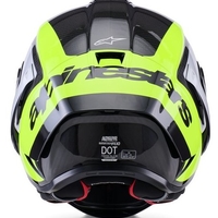 Каска ALPINESTARS Supertech R10 Arius Black/Silver/ Fluo Yellow