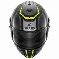 Каска SHARK SPARTAN RS CARBON SHAWN GLOSS BLACK/GRAY/YELLOW FLUO
