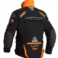 Текстилно мото яке Lindstrands Sunne Black/Orange