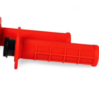 Ръкохватки RACETECH R20 Lock On Grips Half Waffle BETA 21 (Red)