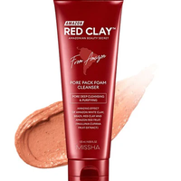 Missha Amazon Red Clay Pore Pack Foam Cleanser 120ml