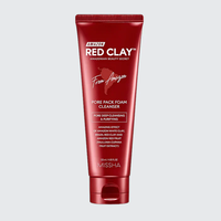 Missha Amazon Red Clay Pore Pack Foam Cleanser 120ml