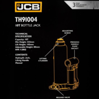 ХИДРАВЛИЧЕН КРИК ТИП БУТИЛКА 10 ТОНА JCB
