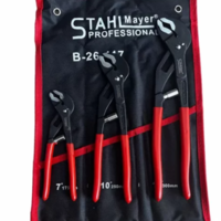 КОМПЛЕКТ АВТОМАТИЧНИ КЛЕЩИ ГАРГИ 3 ЧАСТИ 175, 250, 300 ММ STAHLMAYER