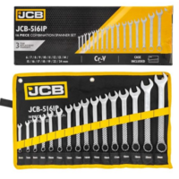 КОМПЛЕКТ ЗВЕЗДОГАЕЧНИ КЛЮЧОВЕ 6 – 24 ММ 16 ЧАСТИ JCB