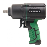ПНЕВМАТИЧЕН ГАЙКОВЕРТ С КЪС ШПИНДЕЛ 1450 NМ 1/2″ ROCKFORCE С ВЛОЖКИ И КУФАР