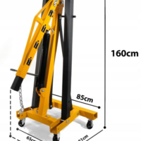ХИДРАВЛИЧЕН, СГЪВАЕМ КРАН ЗА ДВИГАТЕЛИ ТИП ЖИРАФ 2 ТОНА JCB