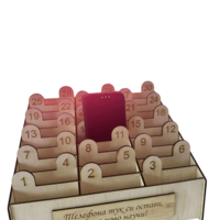 Органайзер за телефони – дървен, 30 отделения