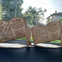 Книга с перо – Подарък за учител