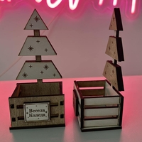 Коледна кутийка-Елха