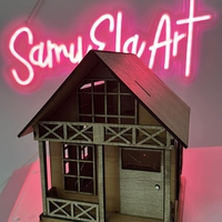 Дървена касичка Къщичка