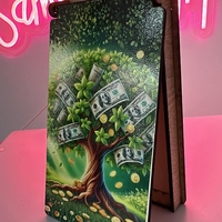 Дървена кутия за пари-Дървото на парите