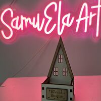 Коледна кутийка- Къща с много прозорчета